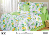 Постельное белье Cotton Dreams. Дизайн Lemon & Flowers 
